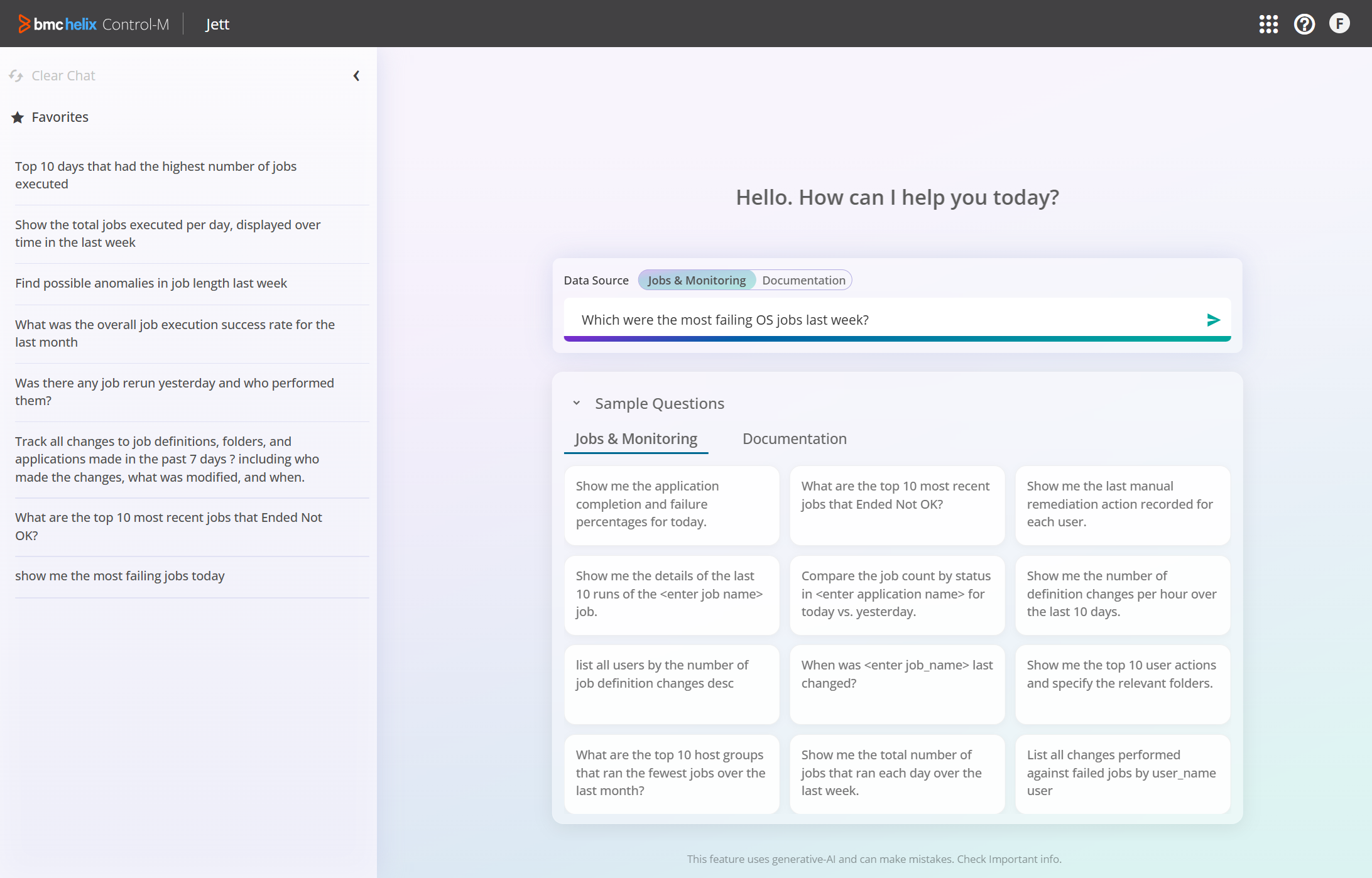 Figura 3: Reduce el tiempo medio hasta la resolución con el AI Assistant para Control-M SaaS