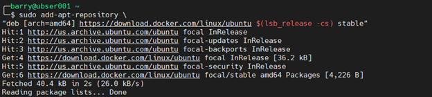 MongoDB Docker 1.4 - Repositorio Docker a fuente APT