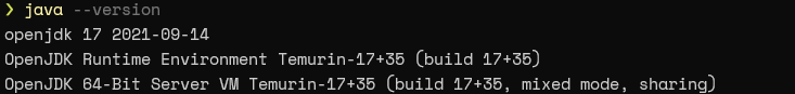 Consola OpenJDK