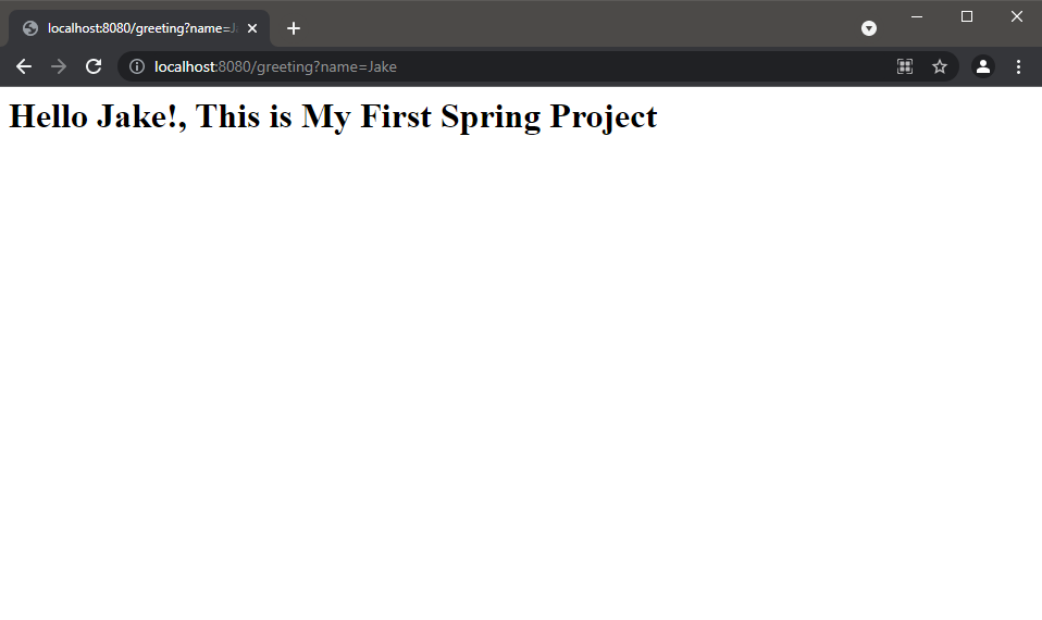Resultado de la prueba de primavera