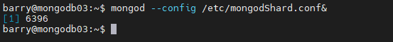 Configuración de un shard 2