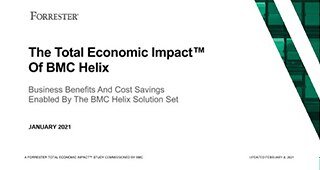 Analyst research: Forrester: The Total Economic Impact<sup>TM</sup> of BMC Helix