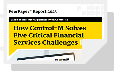 How Control-M Solves Five Critical Financial Services Challenges
