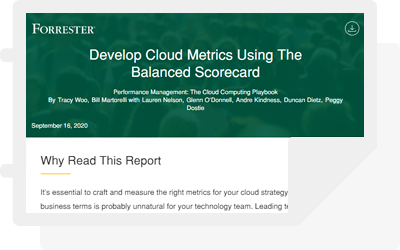 Forrester report develop cloud metrics