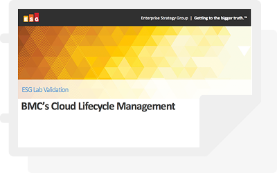 ESG Lab Validation: Cloud Lifecycle Management