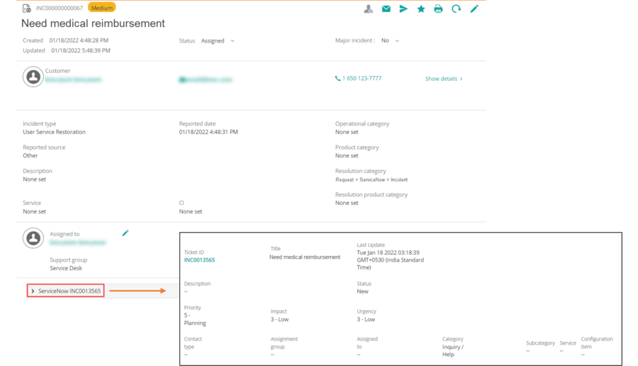Synchronize BMC Helix ITSM incidents with ServiceNow incidents via BMC Helix iPaaS