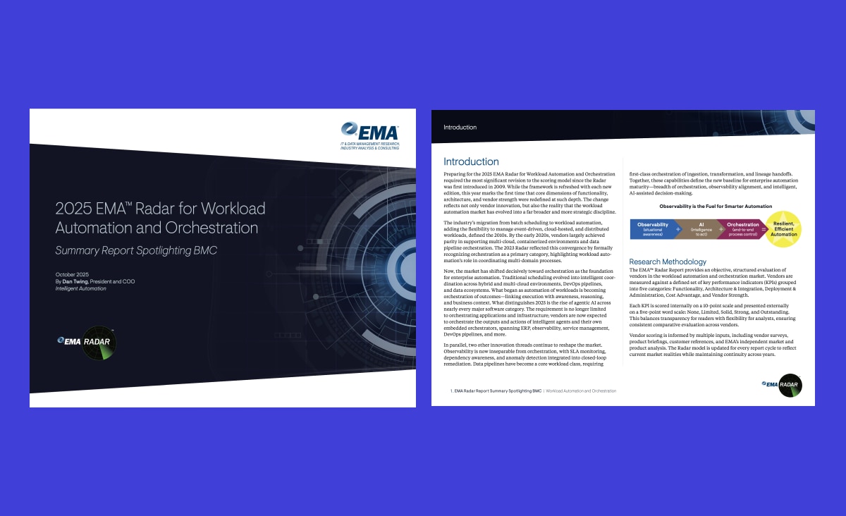 EMA Radar™ Report for Workload Automation and Orchestration 2025