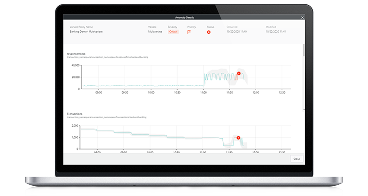BMC Helix Monitor Multivariate Anomaly Detection