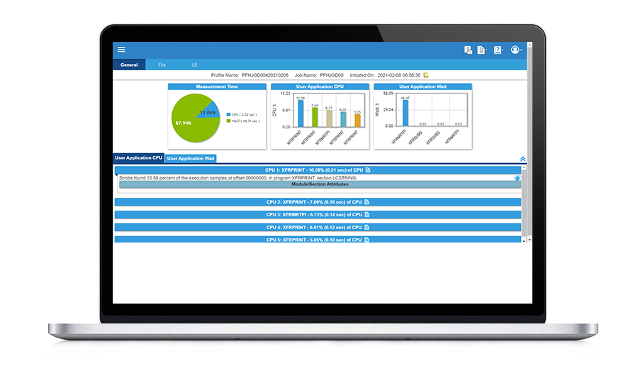 Use Strobe Advisor to highlight performance items